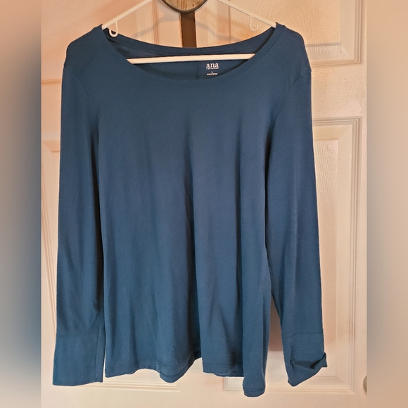 (1119) A New Approach (A.N.A.) Woman's Long Sleeve Crewneck Blouse, Size: Large - Picture 6 of 13